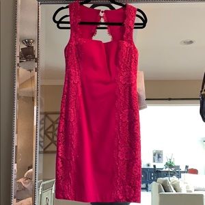 Aidan Mattox Lace Detailed Dress